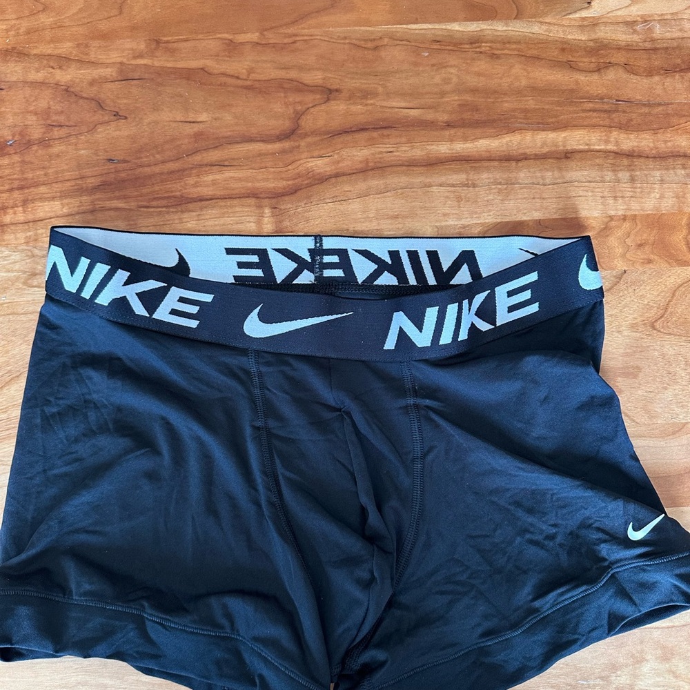 Nike Black and Gray Dri-FIT Boxer Briefs